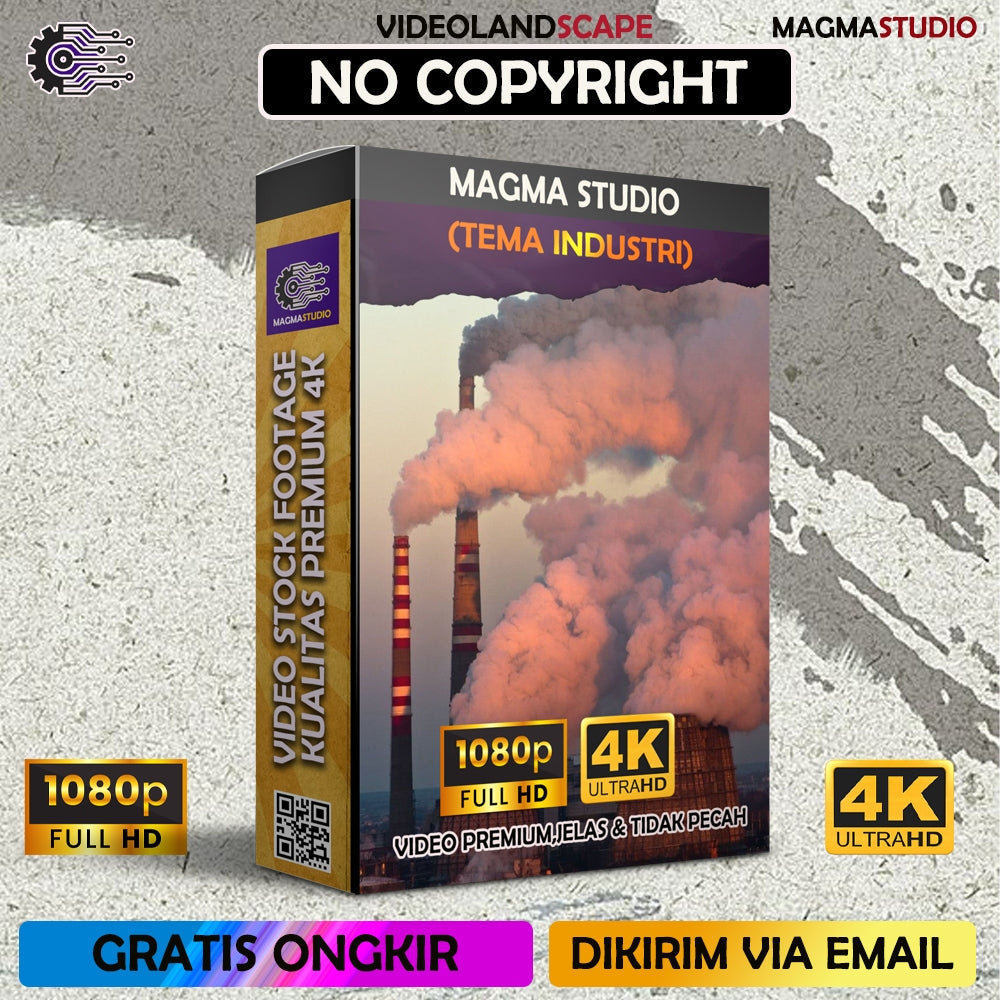 Footage 1000++ (4K) Tema INDUSTRI Video Stock -Video Untuk Para Konten Kreator Video