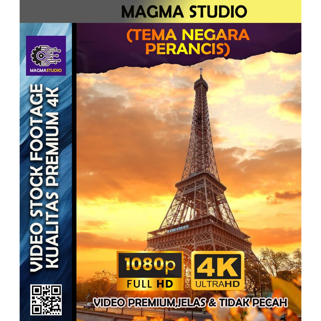 1000++(4K) Video Footage TEMA PERANCIS- BAHAN YOUTUBE - Untuk Konten Kreator