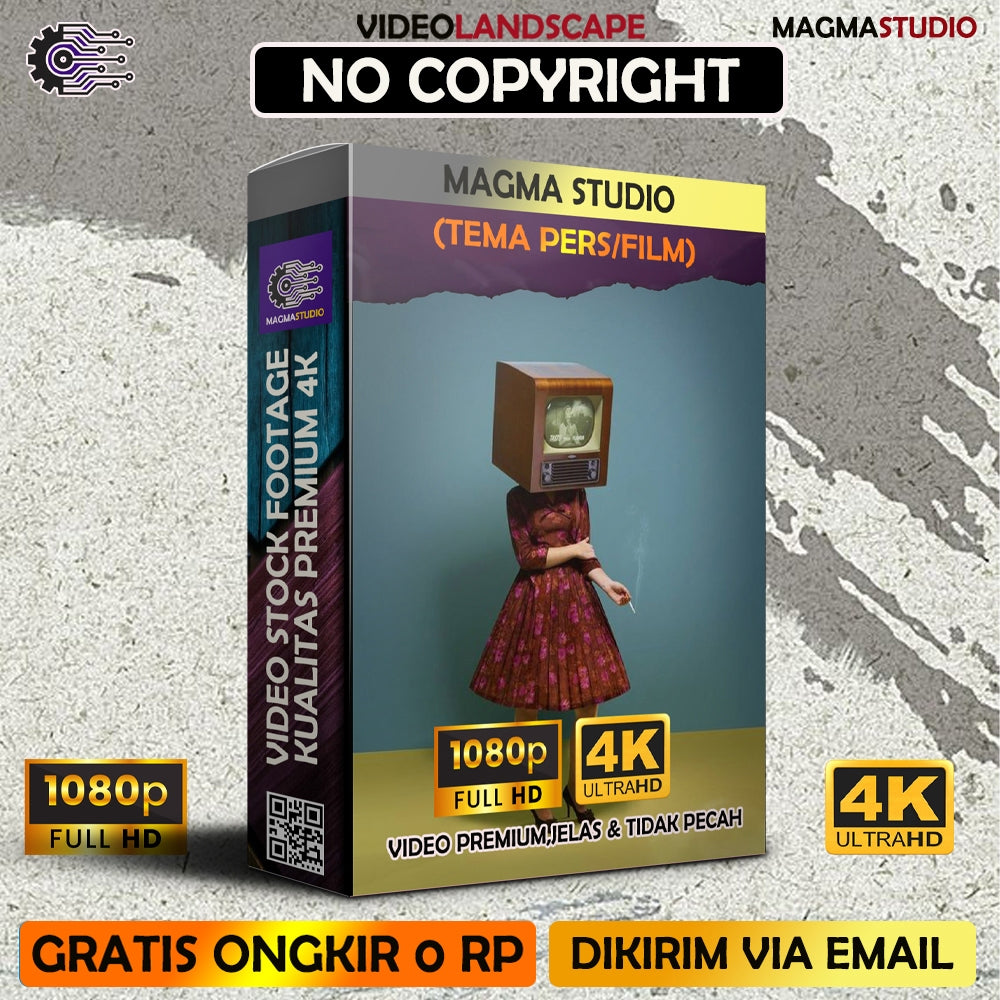 1000++(4K) Video Footage Tema Pers,Siaran,Film- Bahan Youtube-  Untuk Konten Kreator