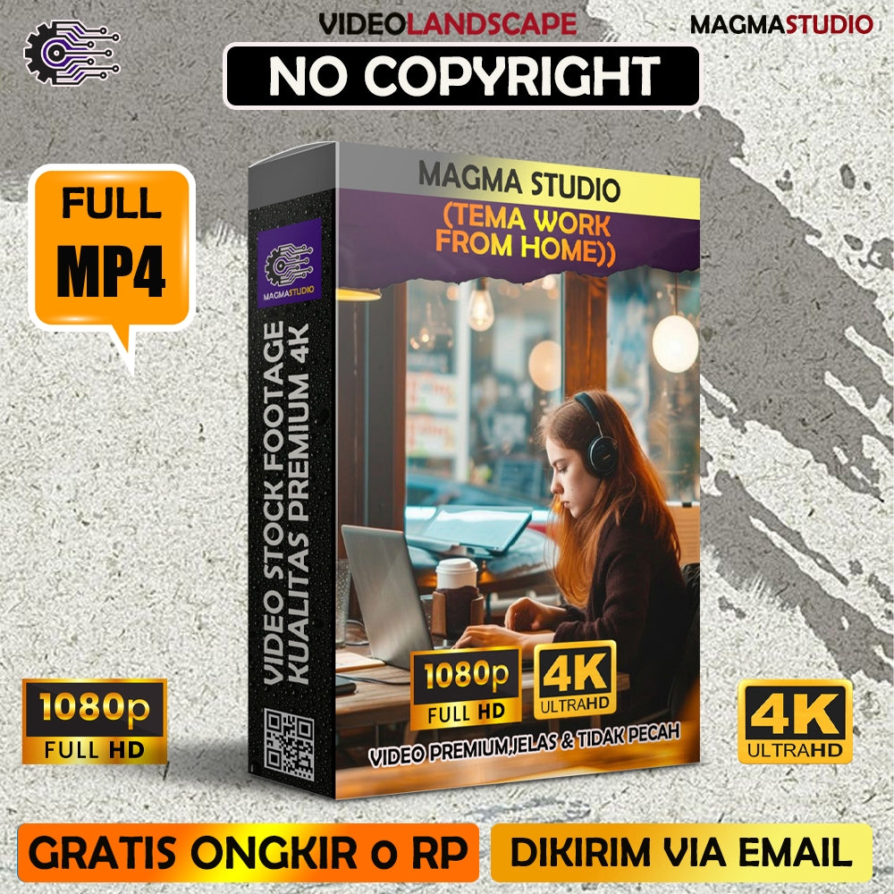 1000++(4K) Video Stock Footage WFH  WORK FROM HOME- BAHAN YOUTUBE - Video Untuk Konten Kreator