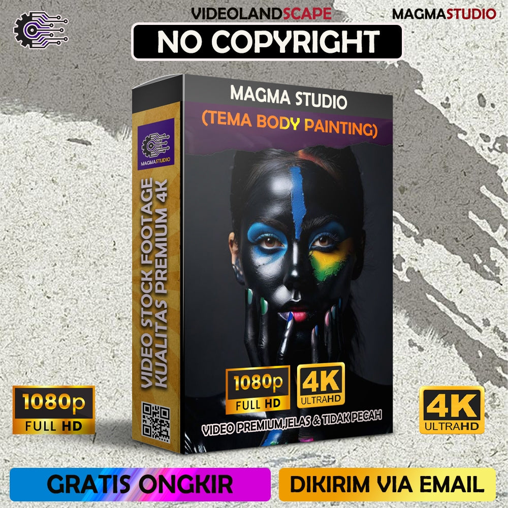 Footage 1000++ (4K) Tema BODY PAINTING Video Stock -Video STOCK FOOTAGE ULTRA HD