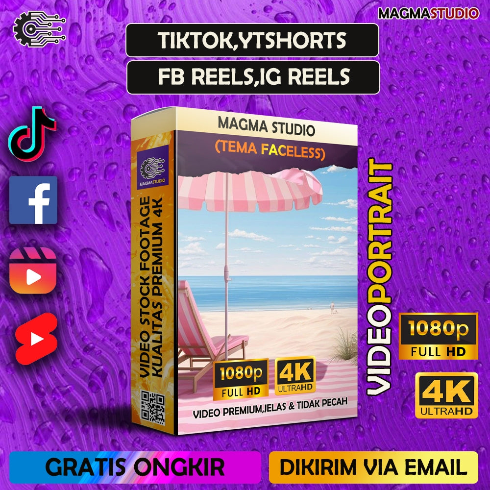 1000++ (4K) Footage Portrait FACELESS - BAHAN YOUTUBE-Tikt0k