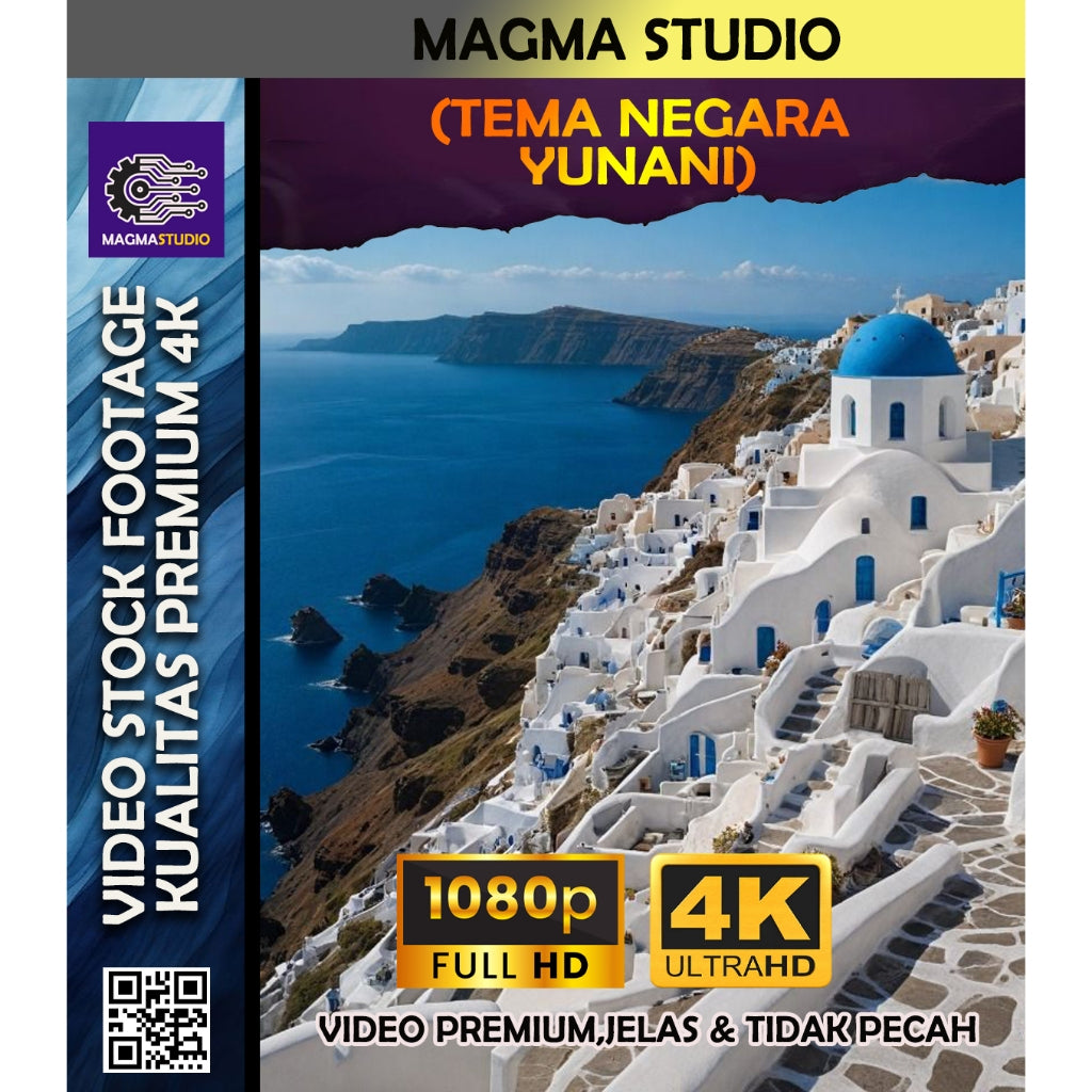 1000++(4K) Video Footage TEMA YUNANI - BAHAN YOUTUBE - Untuk Konten Kreator