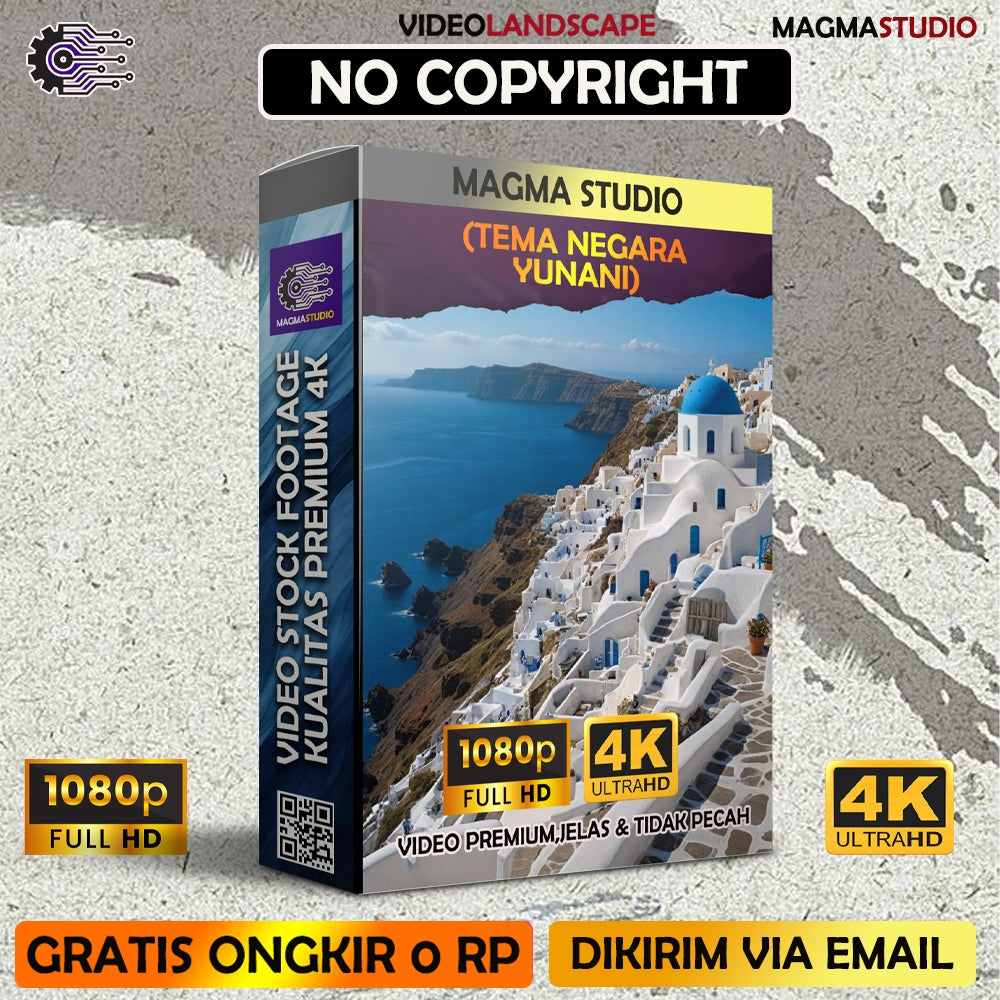 1000++(4K) Video Footage TEMA YUNANI - BAHAN YOUTUBE - Untuk Konten Kreator