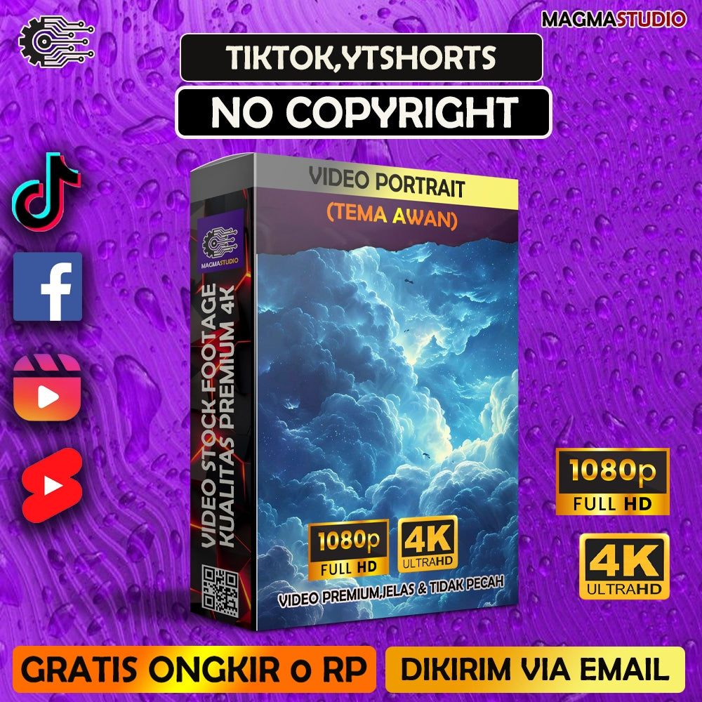 1000++ (4K) Footage Portrait AWAN - Video Stock Footage ULTRA HD