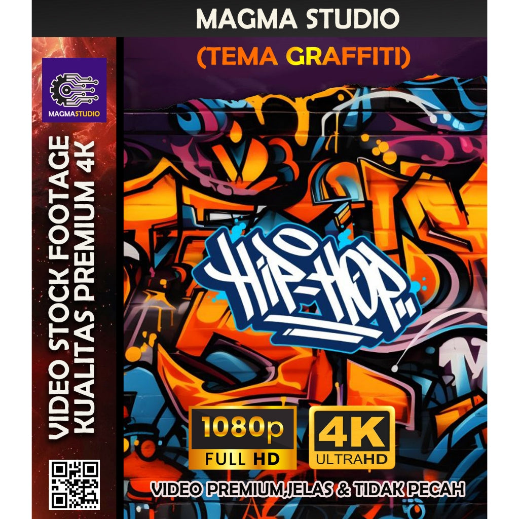 Footage 1000++ (4K) Tema GRAFFITI Video Stock -Video Untuk Para Konten Kreator Video