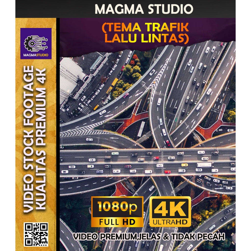 Footage 1000++ (4K) Tema TRAFIK LALU LINTAS Video Stock -Video Stock Footage ULTRA HD