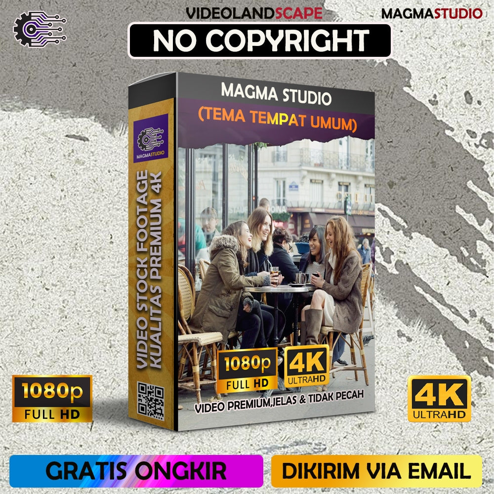 Footage 1000++ (4K) Tema TEMPAT TEMPAT UMUM Video Stock -Video Untuk Para Konten Kreator Video