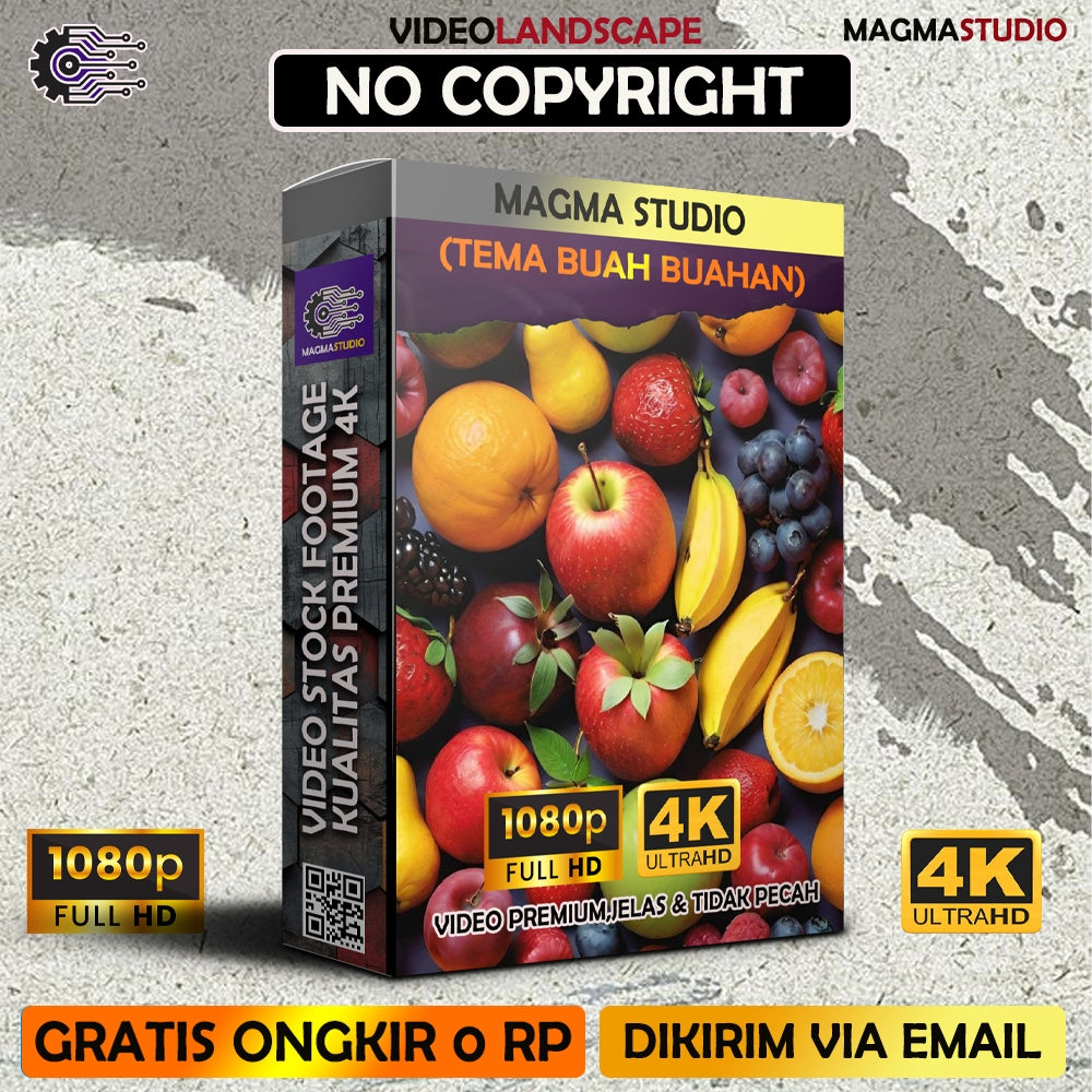 1000++(4K) Video Footage TEMA BUAH BUAHAN - BAHAN YOUTUBE - Video Untuk Konten Kreator