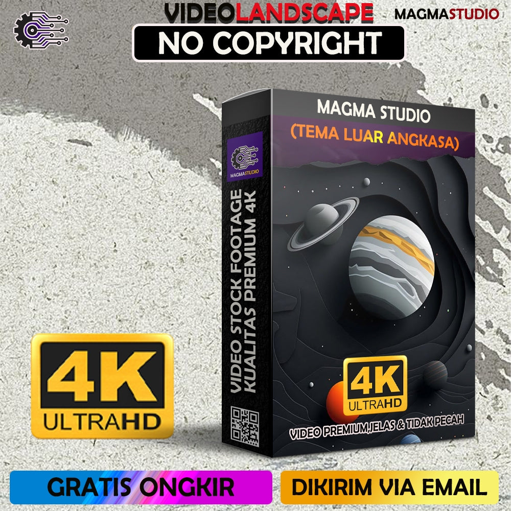 (FULL 4K) 100 Video Stock Footage 4k LUAR ANGKASA - Video Untuk Para Konten Kreator Video