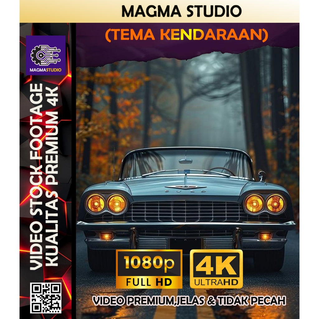 1000++ (4K) Footage Portrait KENDARAAN - BAHAN Footage ULTRA HD