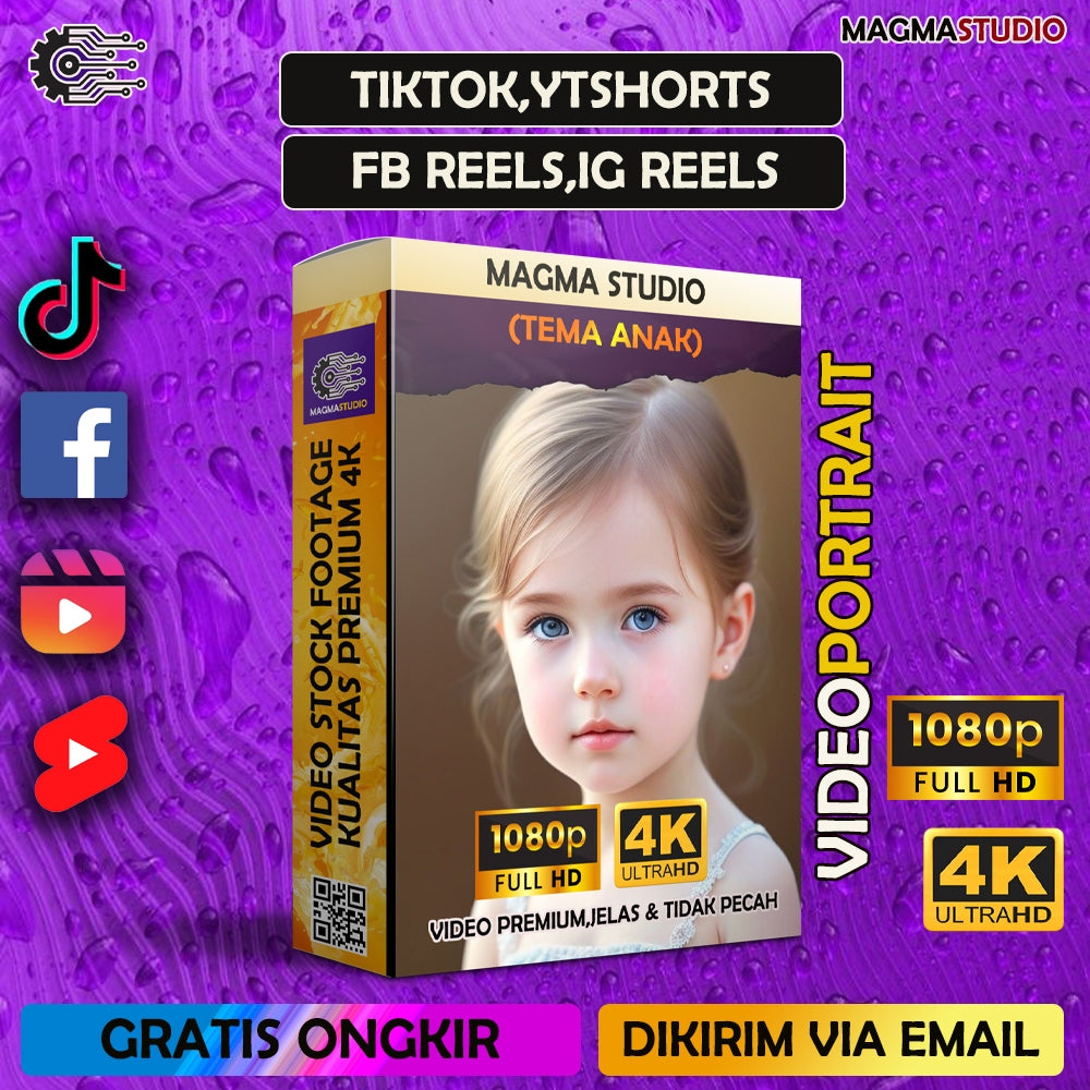 1000++ (4K) Footage Portrait ANAK dan BAYI - BAHAN YOUTUBE-Tikt0k