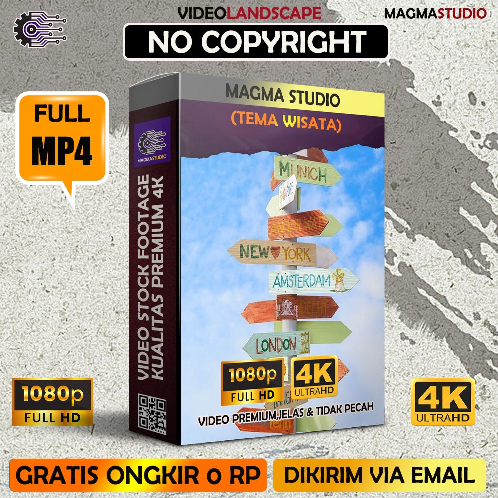 1000++(4K) Video Stock Footage WISATA- BAHAN YOUTUBE - Video Untuk Konten Kreator