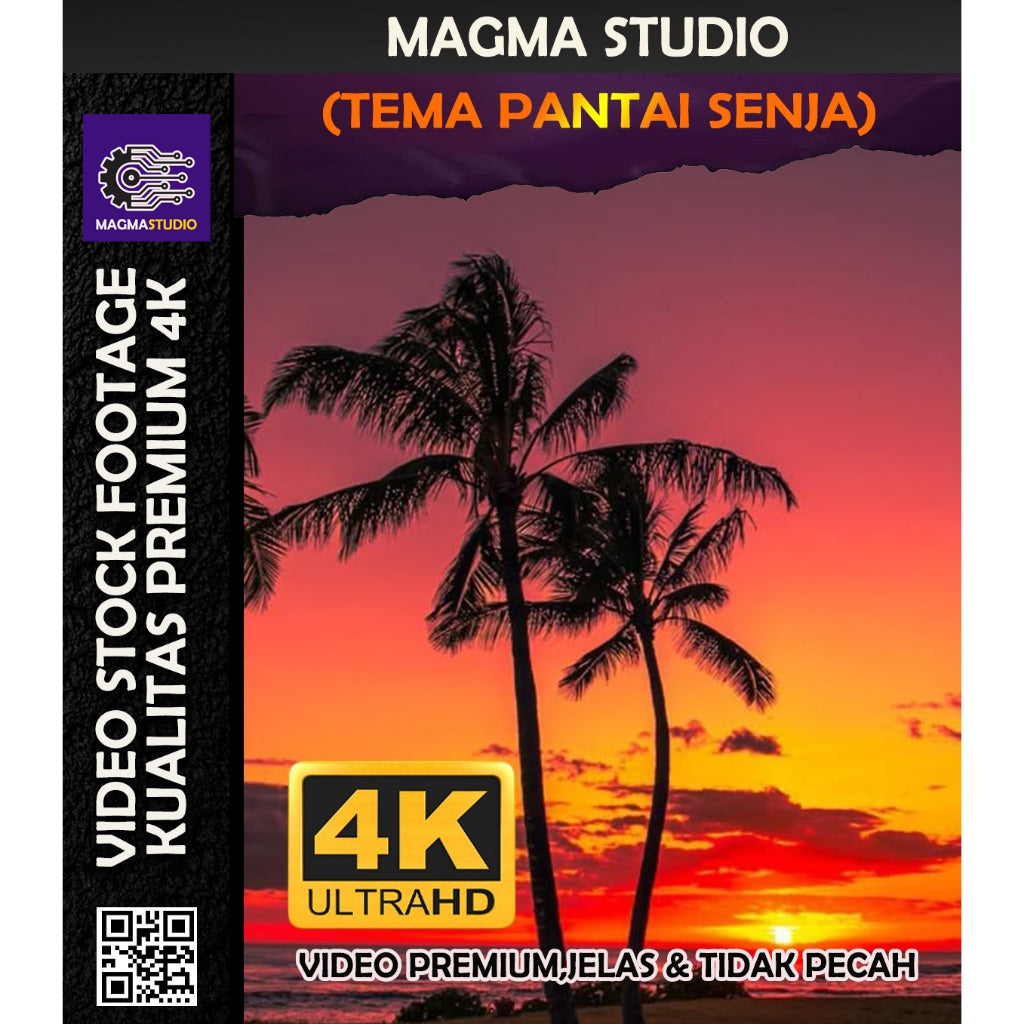 (FULL 4K) 100 Video Footage 4k TEMA PANTAI SENJA - Video Untuk Para Konten Kreator Video