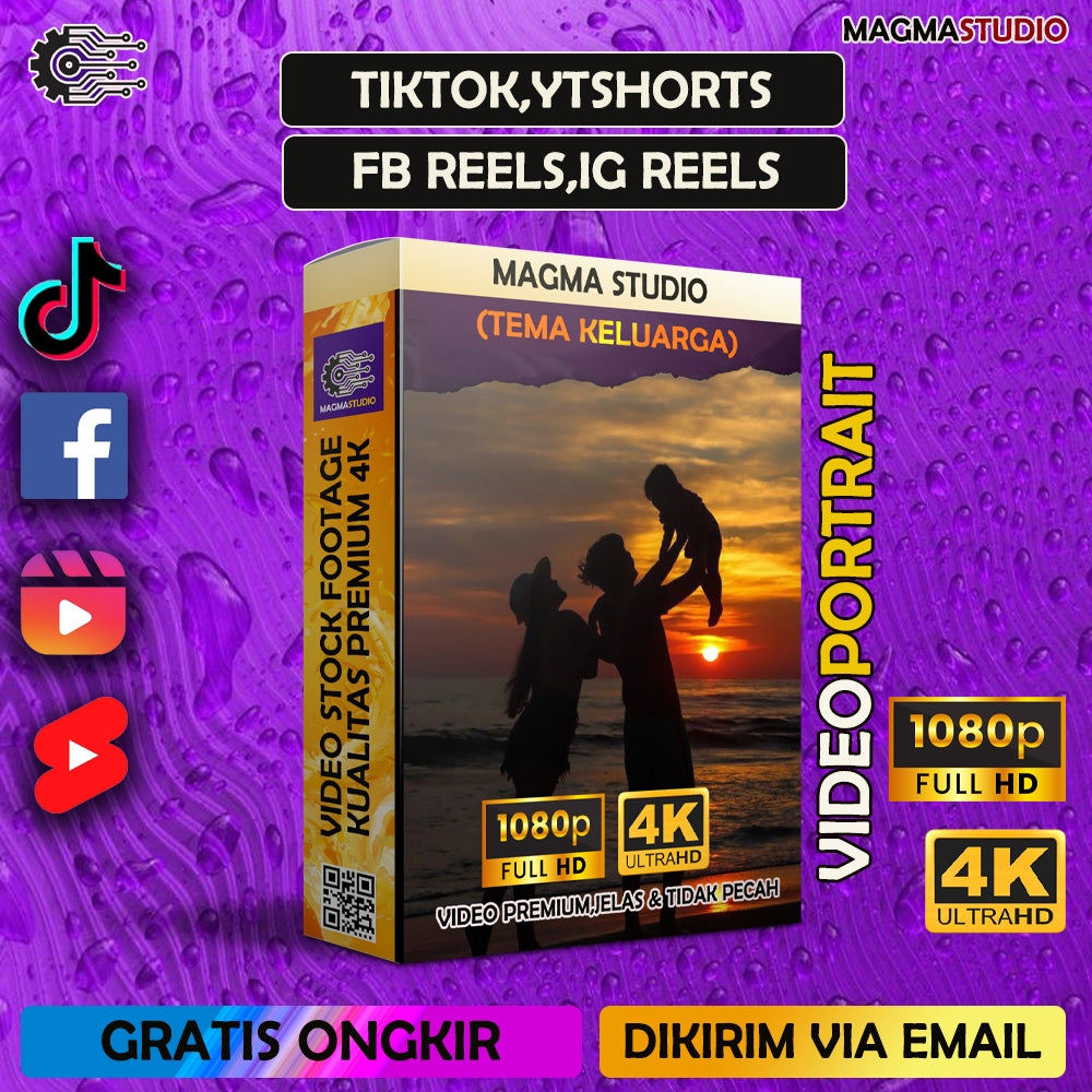 1000++(4K) Footage Portrait KELUARGA - BAHAN YOUTUBE-Tikt0k