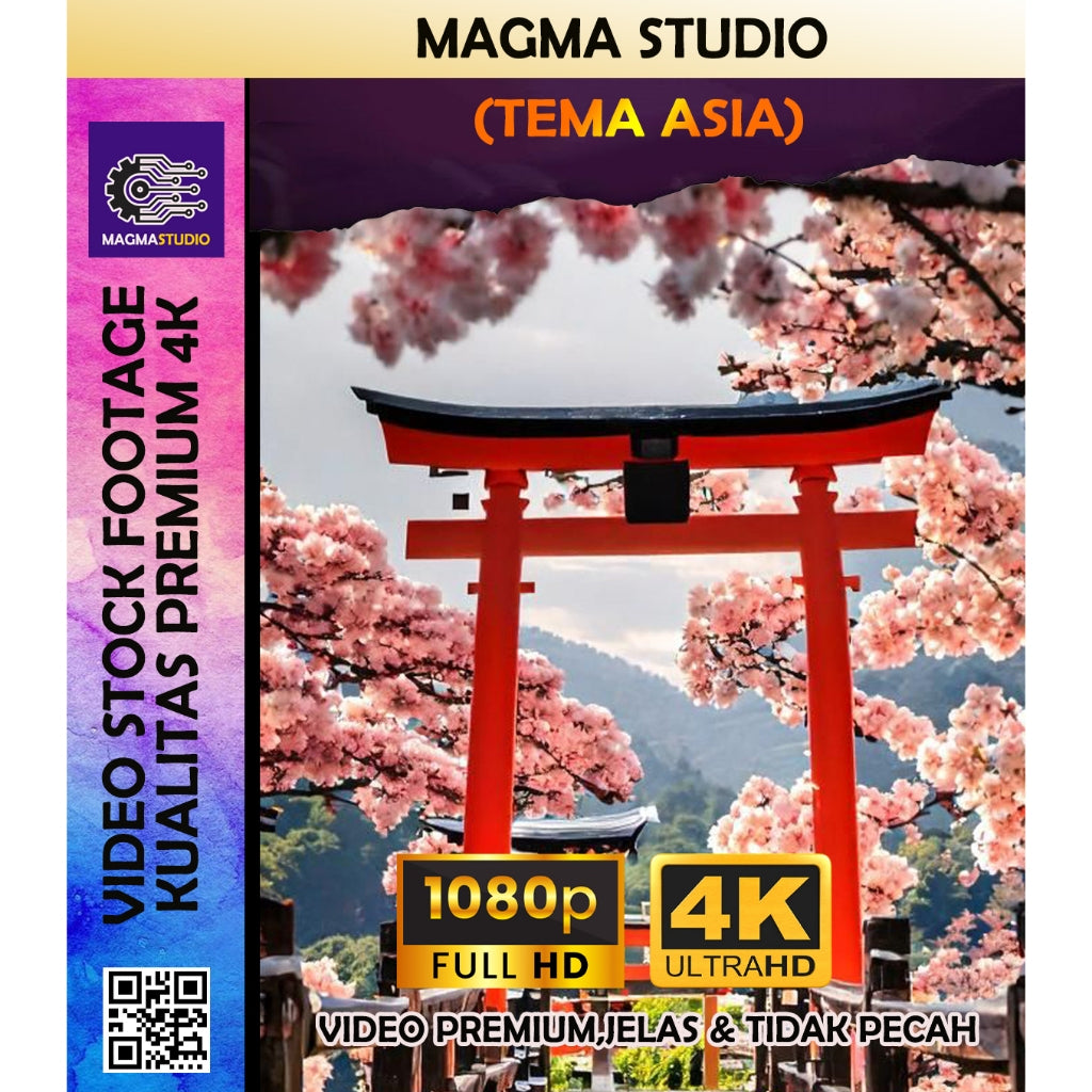 1000++ (4K) Footage Portrait ASIA - BAHAN YOUTUBE-Tikt0k