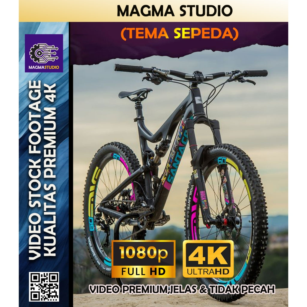 1000++ (4K) Footage Portrait SEPEDA - BAHAN YOUTUBE-Tikt0k