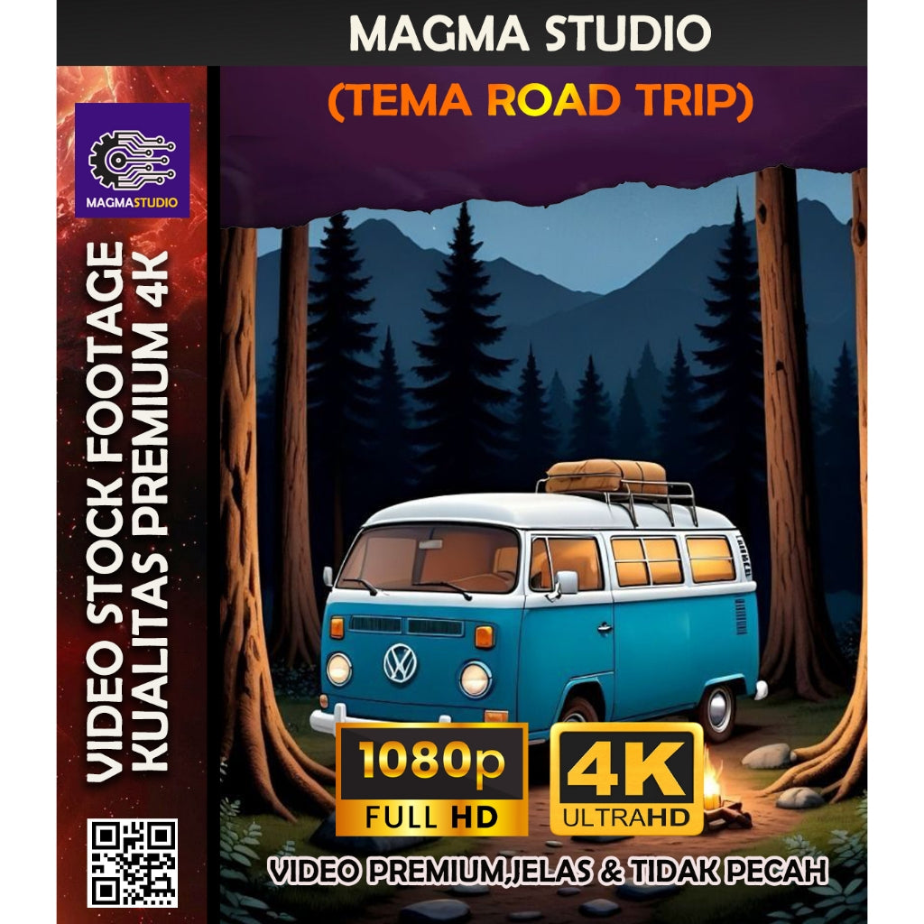 Footage 1000++ (4K) Tema ROAD TRIP Video Stock -Video Untuk Para Konten Kreator Video