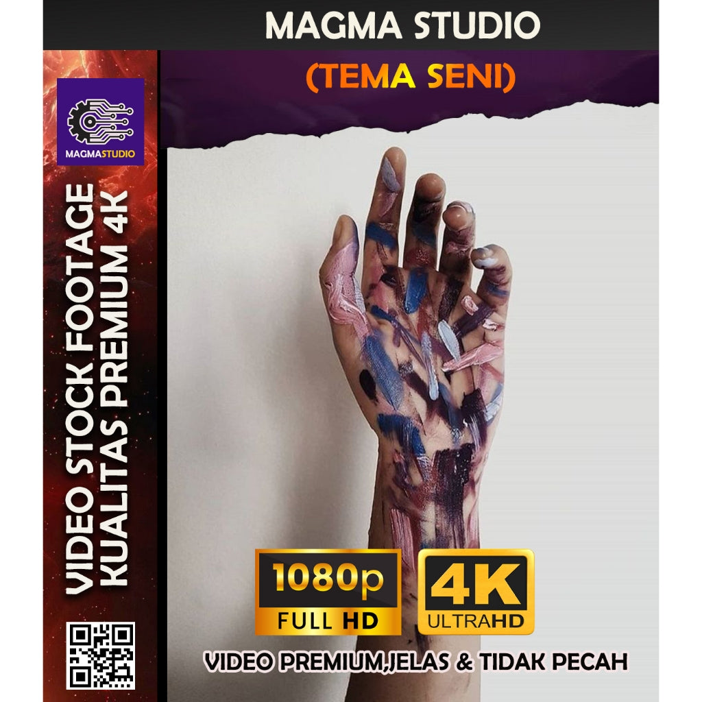 Footage 1000++ (4K) Tema SENI & KREATIVITAS Video Stock -Video Untuk Para Konten Kreator Video