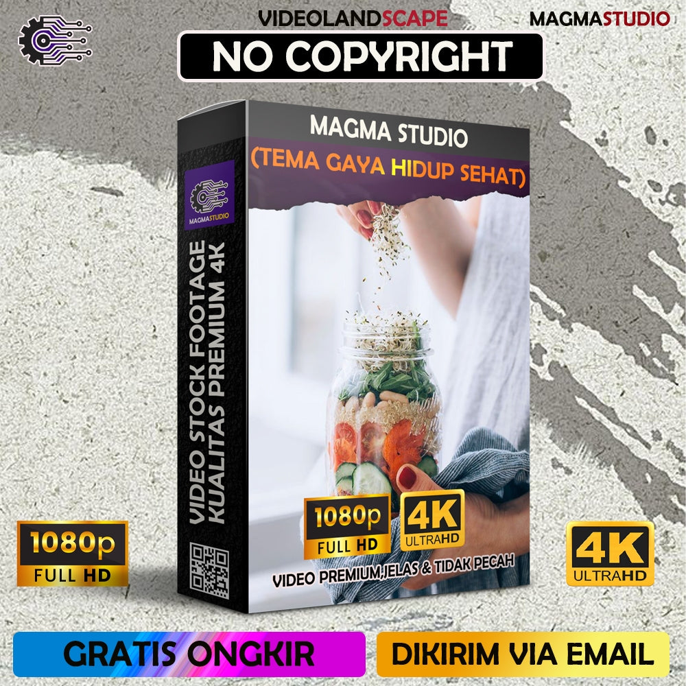 1000++(4K)Video Footage TEMA GAYA HIDUP SEHAT - BAHAN YOUTUBE - Video Untuk Konten Kreator