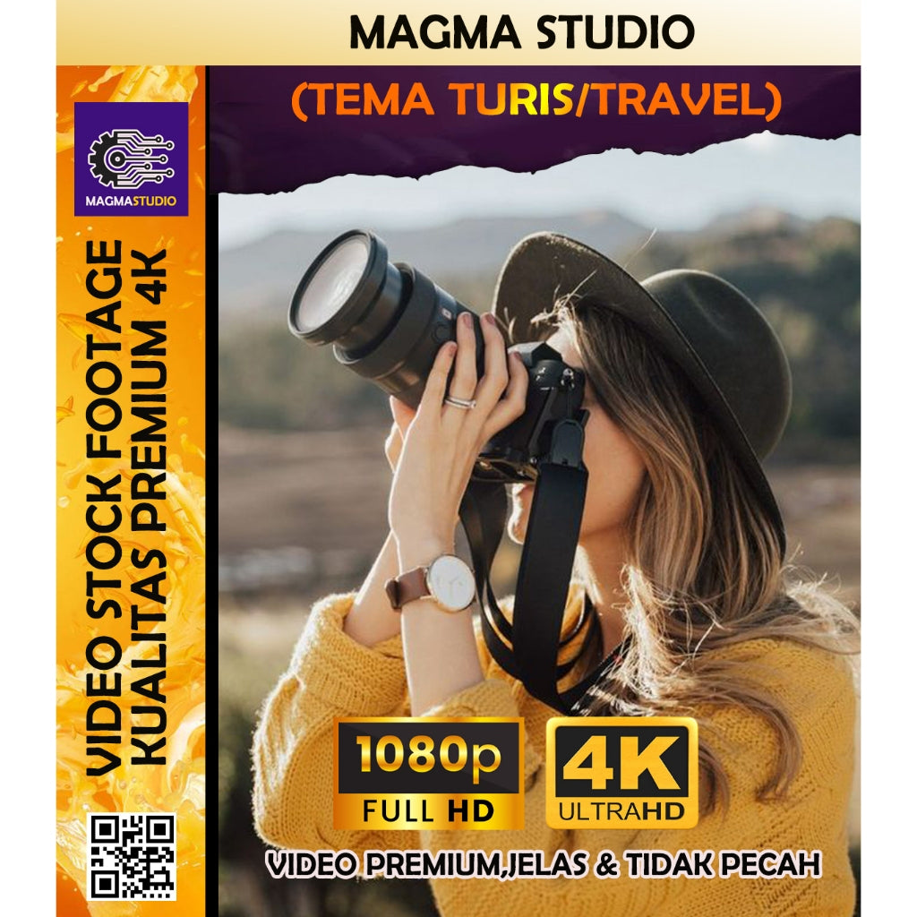 1000++ (4K) Footage Portrait WISATA - BAHAN YOUTUBE-Tikt0k