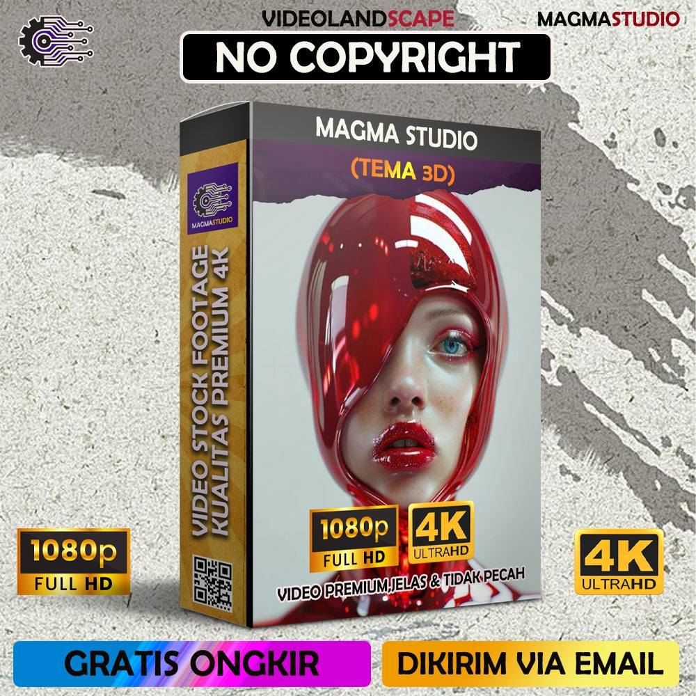 Footage 1000++ (4K) Tema ANIMASI 3D Video Stock -Video Untuk Para Konten Kreator Video