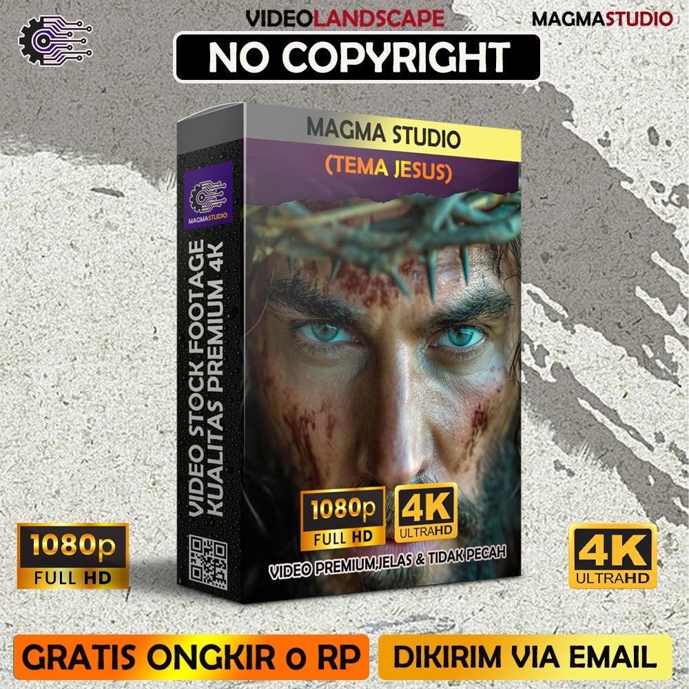 1000++ Video Stock Footage JESUS/YESUS - Durasi 10 Detik - Video Untuk Para Konten Kreator