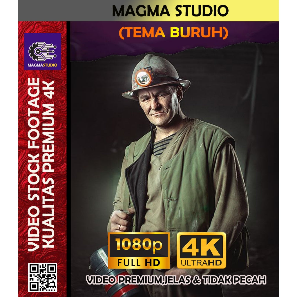 1000++(4K) Video Footage TEMA BURUH,PEKERJA,WORKER- BAHAN YOUTUBE - Video Untuk Konten Kreator