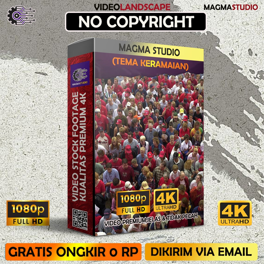 1000++ (4K) Video Stock Footage KERAMAIAN- BAHAN YOUTUBE - Video Untuk Konten Kreator