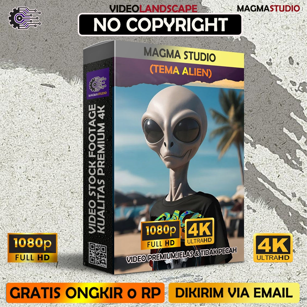 1000++ (4K) Video Stock Footage ALIEN- BAHAN YOUTUBE - Video Untuk Konten Kreator