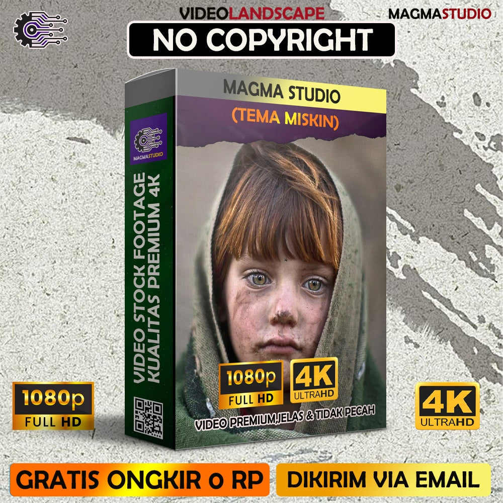 1000++(4K) Video Stock Footage MISKIN- BAHAN YOUTUBE - Video Untuk Konten Kreator