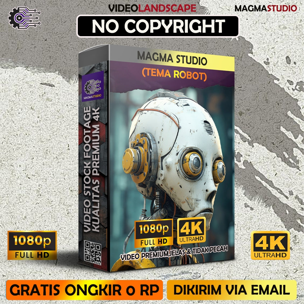 1000++(4K) Video Footage TEMA ROBOT - BAHAN YOUTUBE - Video Untuk Konten Kreator