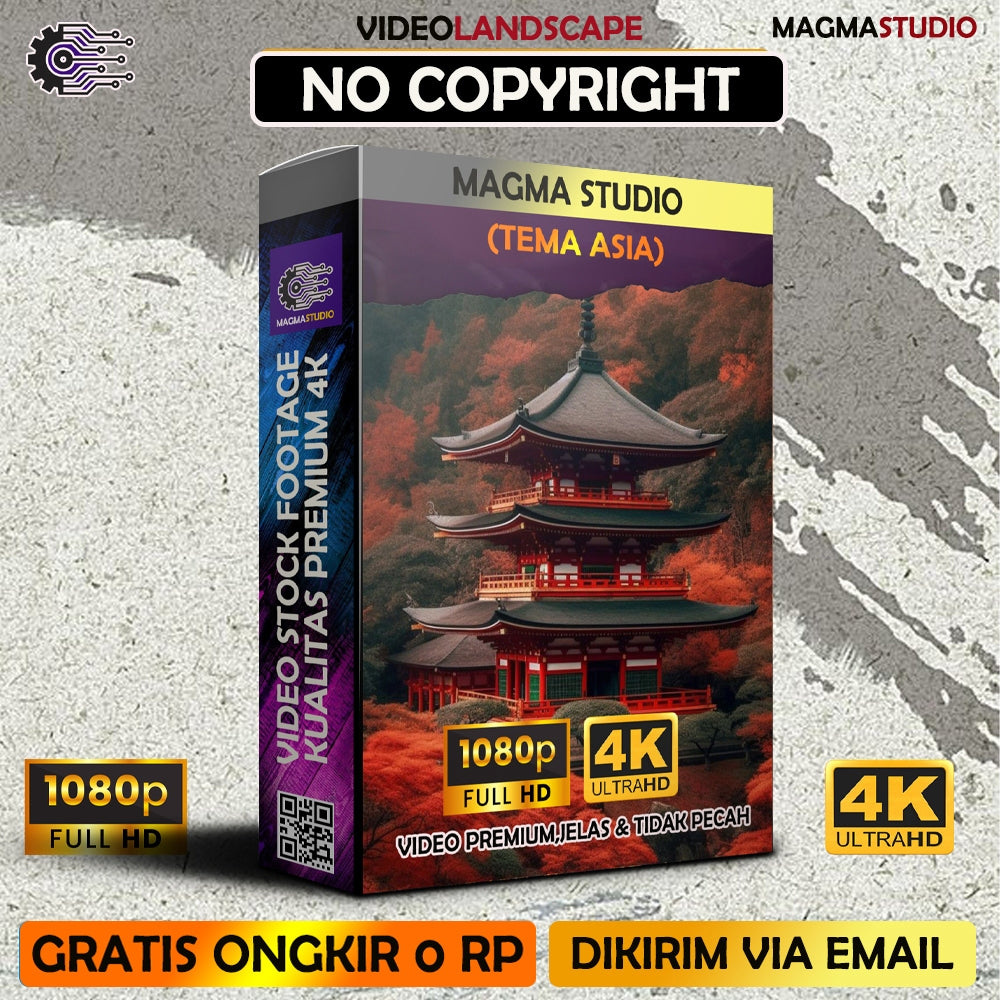 1000++ (4K) Video Stock Footage ASIA  - BAHAN YOUTUBE - Video Untuk Konten Kreator