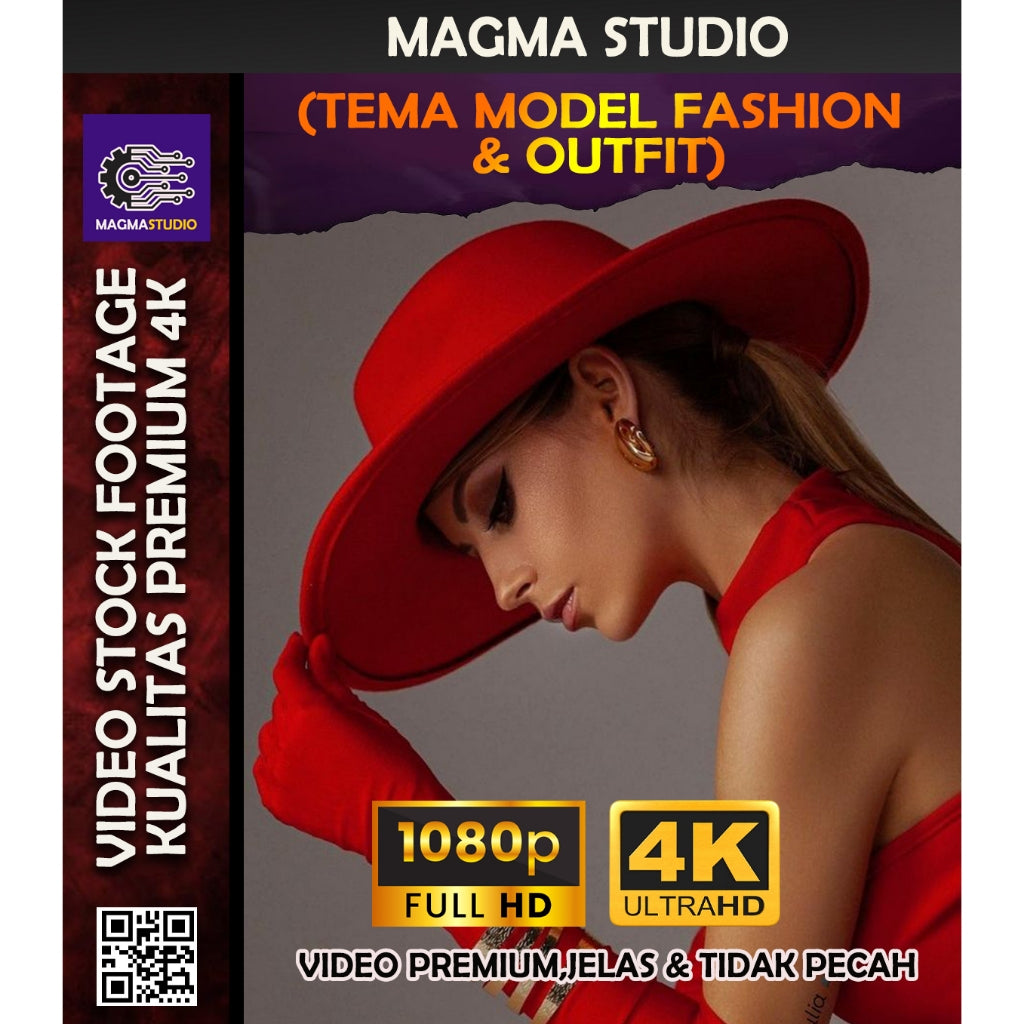 1000++ (4K) Footage Portrait MODEL,FASHION & OUTFIT - Video Stock Footage ULTRA HD