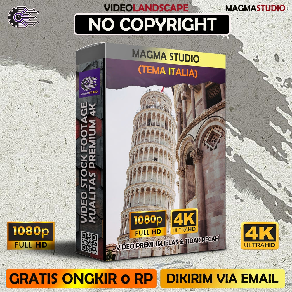 1000++(4K)Video Footage TEMA ITALIA - BAHAN YOUTUBE - Video Untuk Konten Kreator