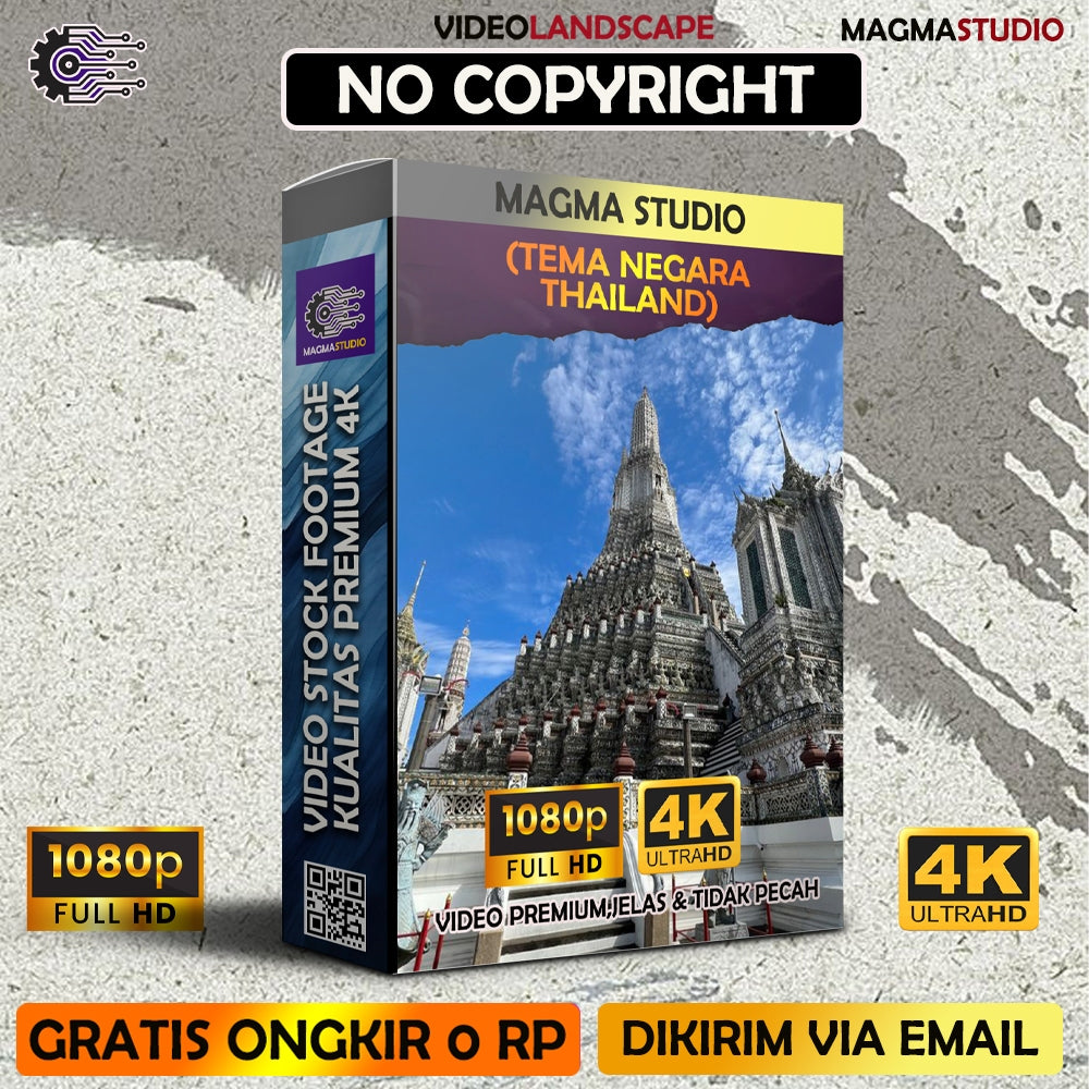 1000++(4K) Video Footage TEMA THAILAND- BAHAN YOUTUBE - Untuk Konten Kreator
