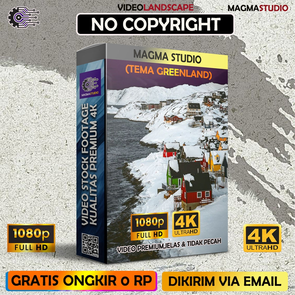 1000++(4K) Video Footage TEMA NEGARA GREENLAND- BAHAN YOUTUBE - Video Untuk Konten Kreator
