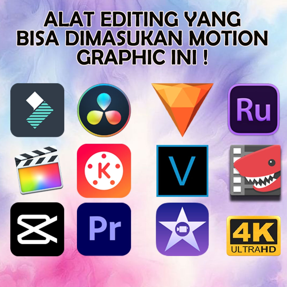 MOTION GRAPHIC ! PAKET BUBBLE ELEMENT PREMIIUM - Pelengkap Editing Video Tinggal DRAG & DROP