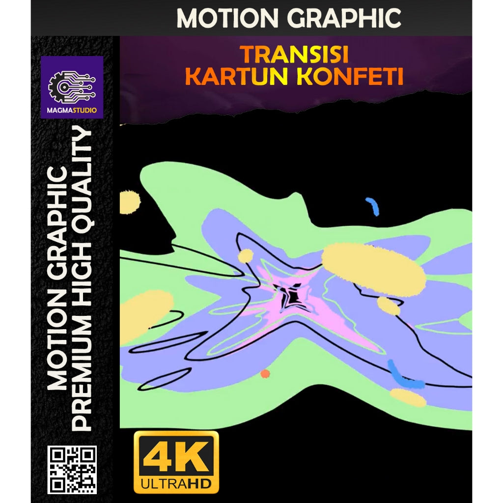 MOTION GRAPHIC ! PAKET KARTUN KONFETI ELEMENT PREMIIUM - Pelengkap Editing Video Tinggal DRAG & DROP
