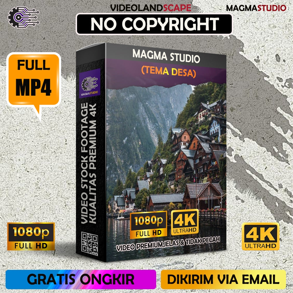 1000++(4K) Video Stock Footage DESA/PEDESAAN - Durasi 10 Detik - Video Untuk Konten Kreator