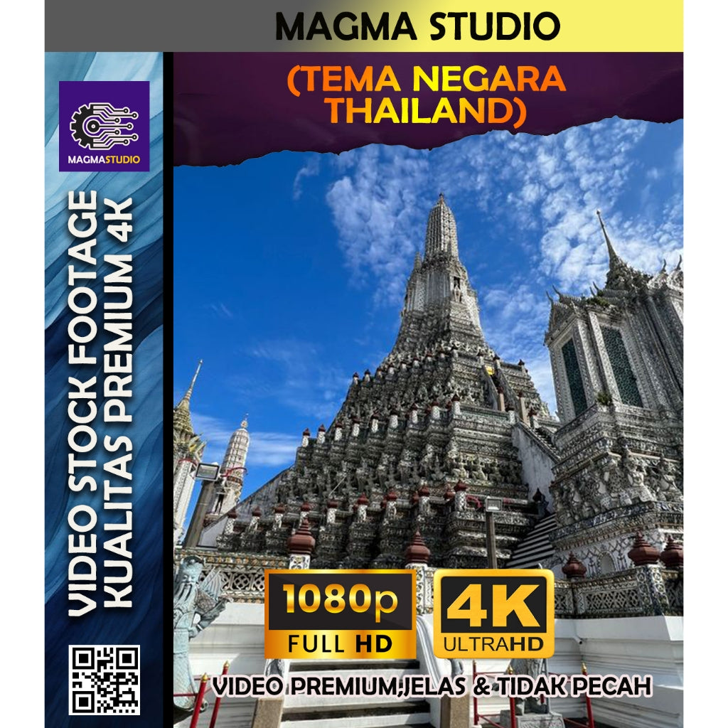 1000++(4K) Video Footage TEMA THAILAND- BAHAN YOUTUBE - Untuk Konten Kreator