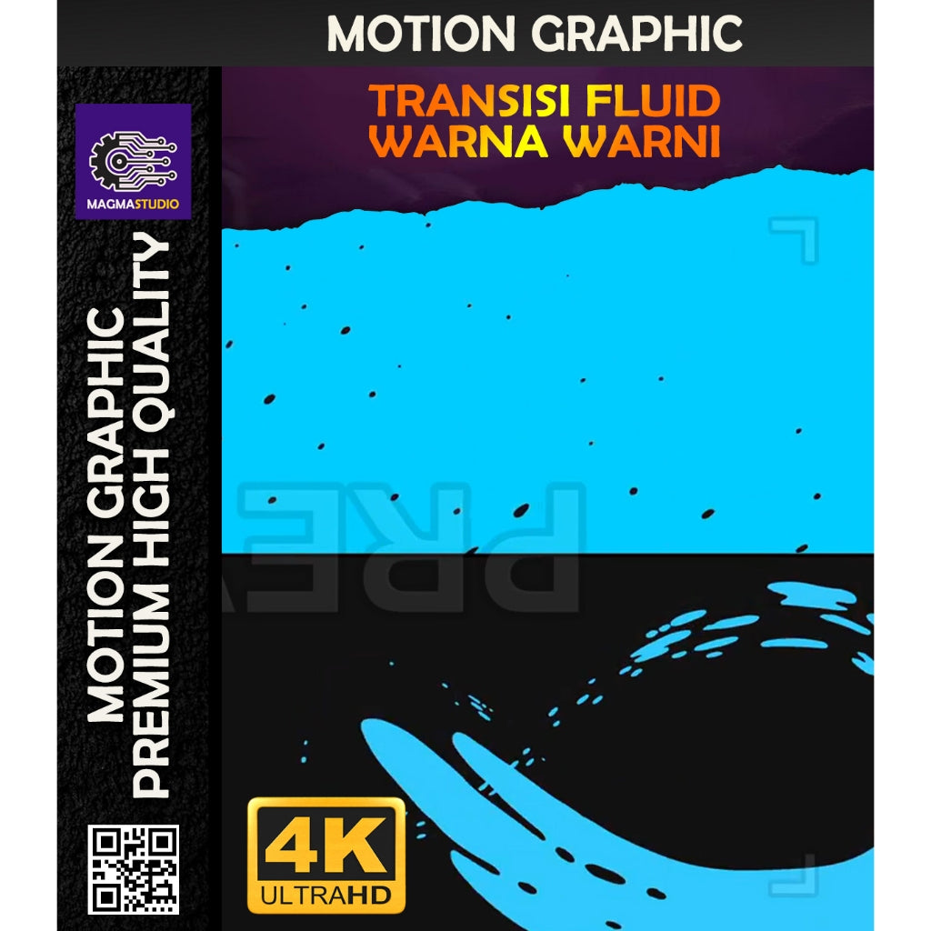 MOTION GRAPHIC ! PAKET TRANSISI FLUID WARNA WARNI  - Pelengkap Editing Video Tinggal DRAG & DROP