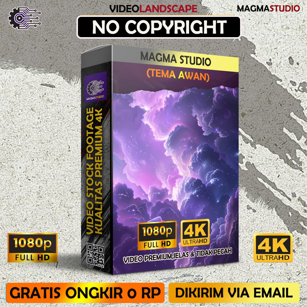 1000++(4K) Video Stock Footage AWAN - Video Untuk Para Konten Kreator Video