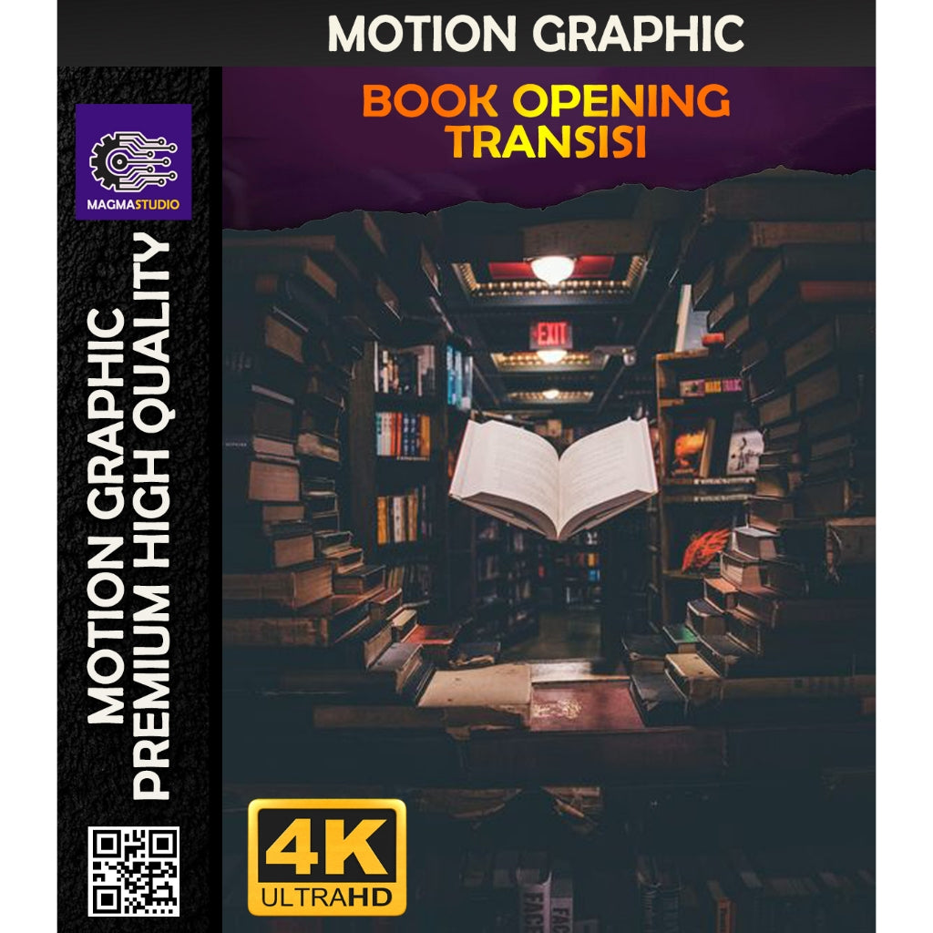 MOTION GRAPHIC ! FRAME BOOK OPENING PREMIIUM - Pelengkap Editing Video Tinggal DRAG & DROP