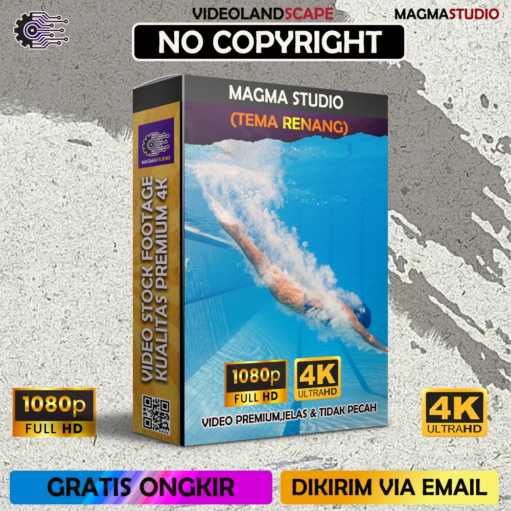 Footage 1000++ (4K) Tema RENANG/SWIMMING Video Stock -Video Untuk Para Konten Kreator Video