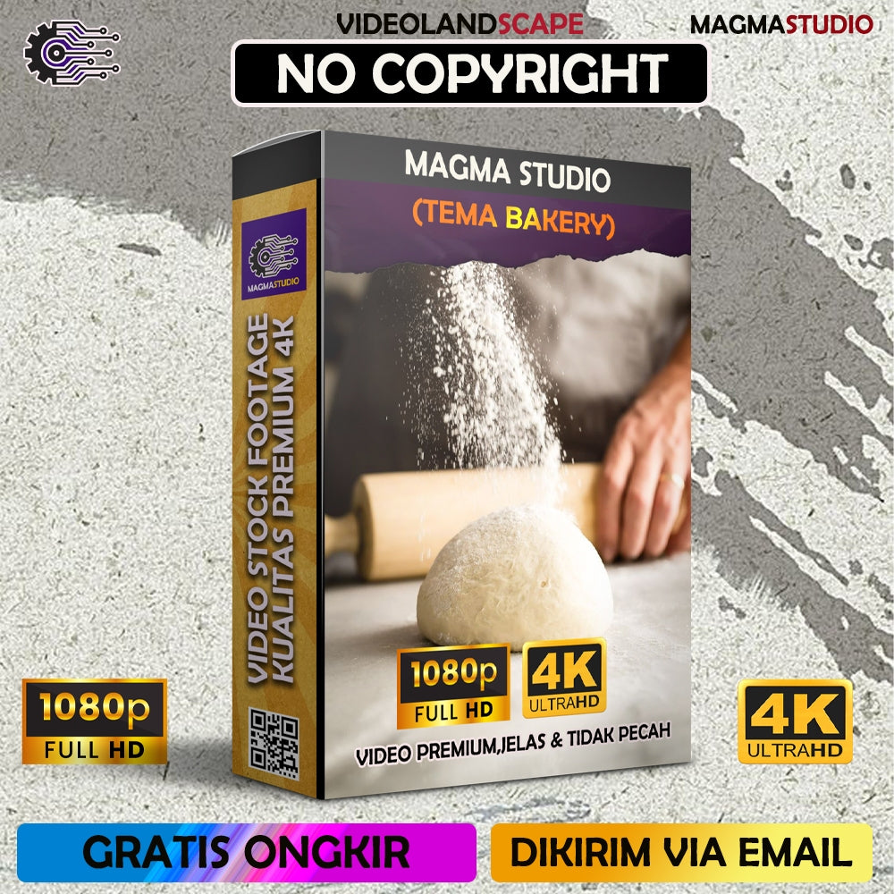 1000++ (4K) Video Stock Footage SEMUA TENTANG BAKERY (Roti,Kue,Cake,Dll) -Video Footage ULTRA HD