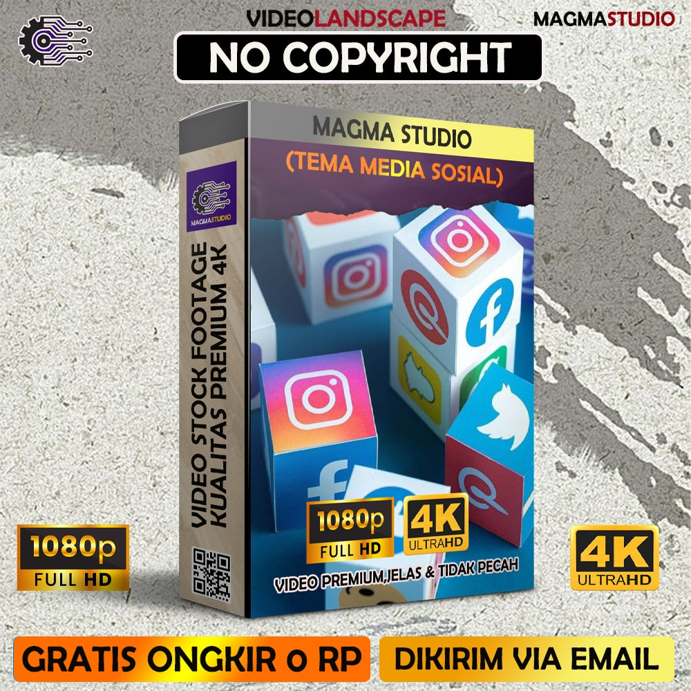 1000++(4K) Video Stock Footage MEDIA SOSIAL- BAHAN YOUTUBE - Video Untuk Konten Kreator