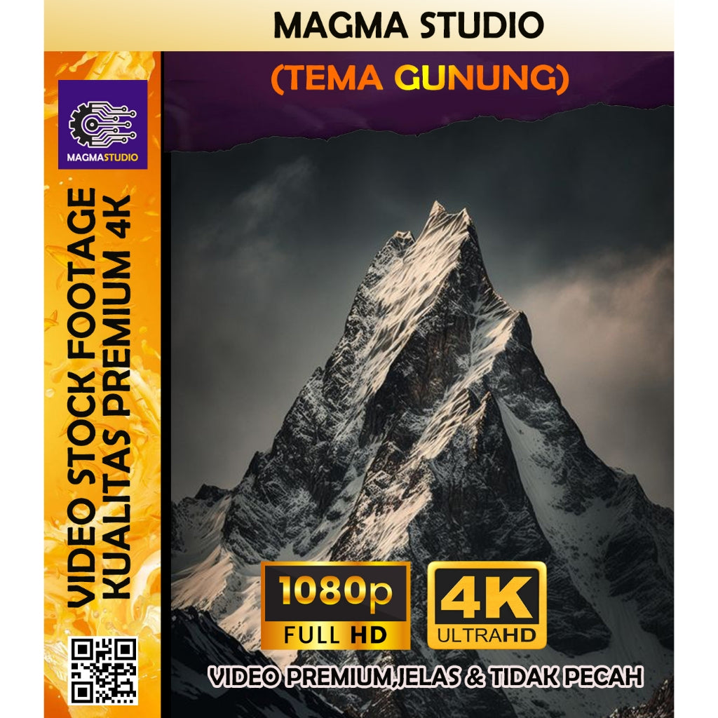 1000++ (4K) Footage Portrait GUNUNG - BAHAN YOUTUBE-Tikt0k