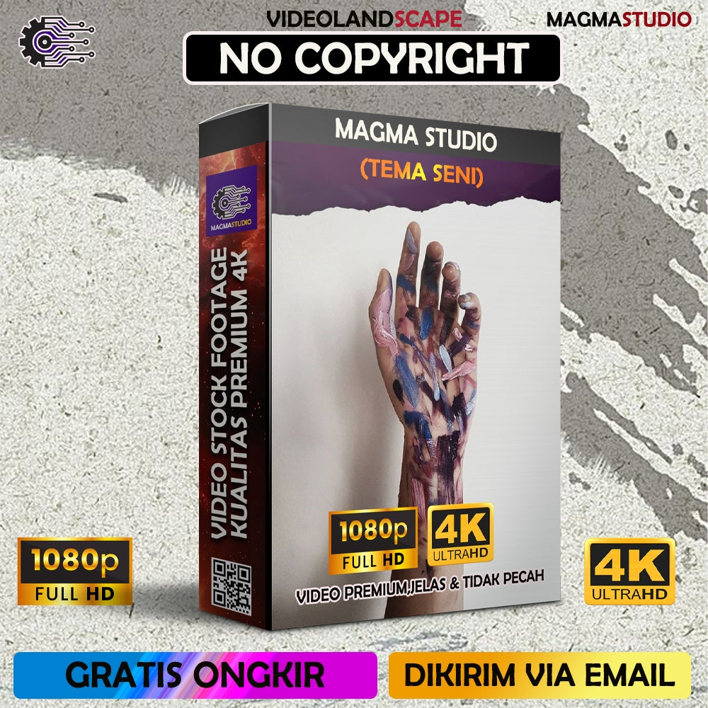 Footage 1000++ (4K) Tema SENI & KREATIVITAS Video Stock -Video Untuk Para Konten Kreator Video