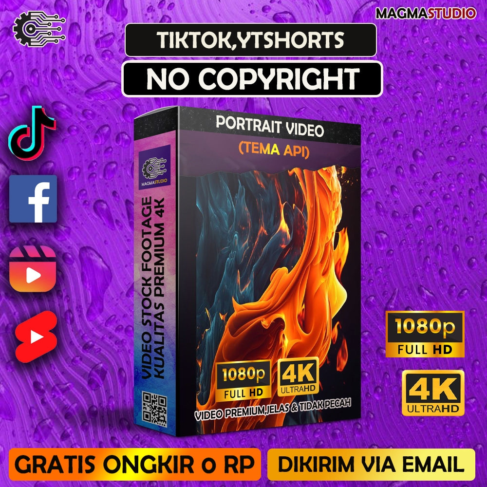1000++ (4K) Footage Portrait API - BAHAN YOUTUBE-Tikt0k